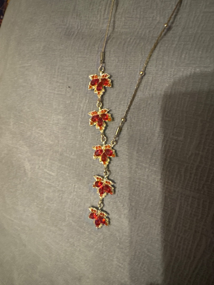 Silver tone and orange Unknown Bombshell Set