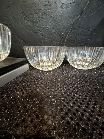 Clear  Glass Bowls, Set of 4, 5"