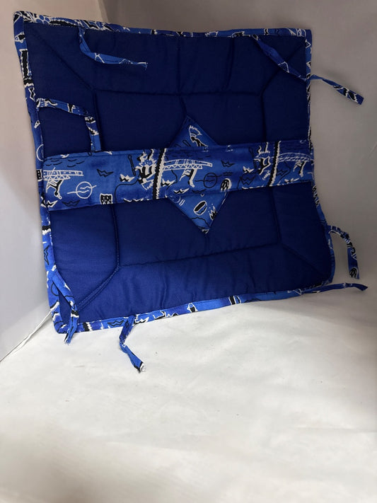 Blue African made Table items