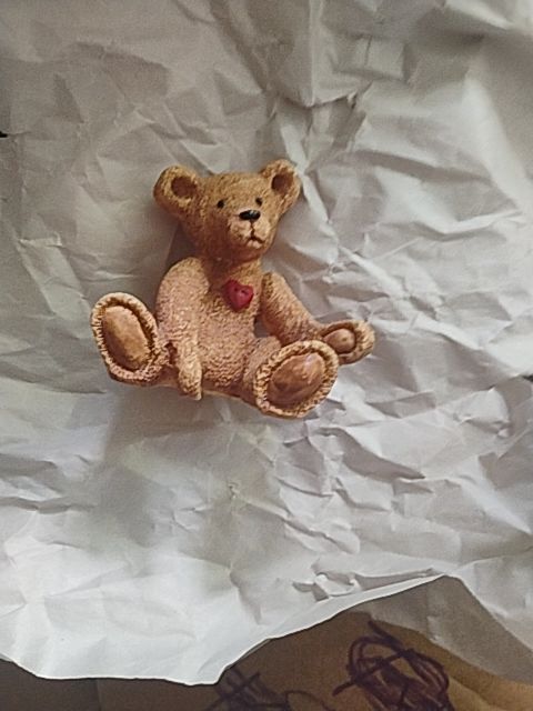 Tan w heart Kurt S Adler Kurt Adler Teddy