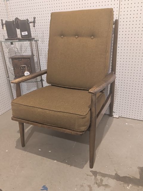MCM Milo Baughman Style Arm Chair