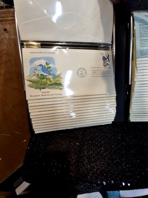 U.S. Stamp and Envelope The Offical Birds and Flowers of Our Fifty States