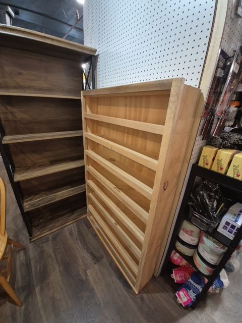 Lt Pine  Shelves, 36" × 58" × 7"