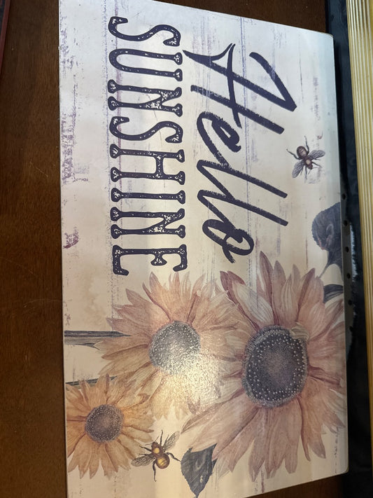 Hello Sunshine sign