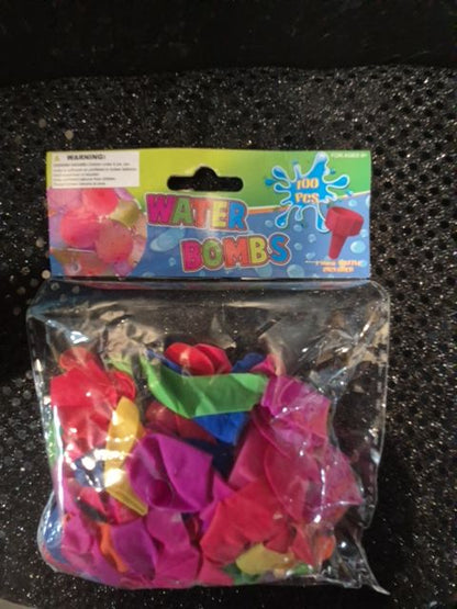 Water Bombs - Baloons w/Hose nozzle