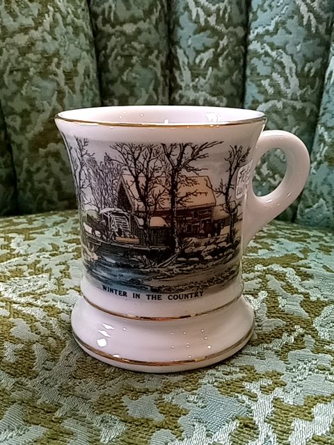 Cabin mustache mug