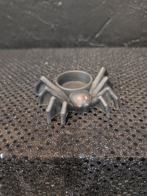 Spider w/ red Eyes Votive/ Trinkets Holder
