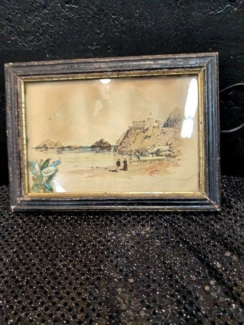 Vintage Advertising Trade Card Clark's Spool Cotton Seal Rocks