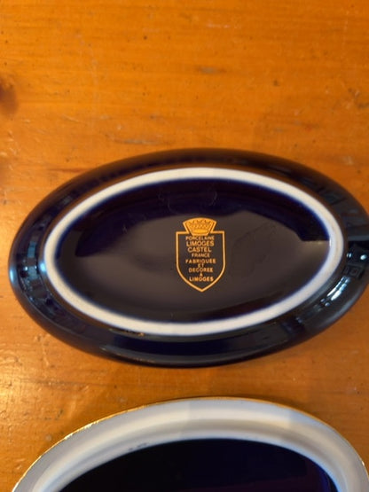 Vintage Limoges Castel porcelain trinket box