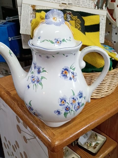 Porta Blue Forget me not Tea Pot made in portugal