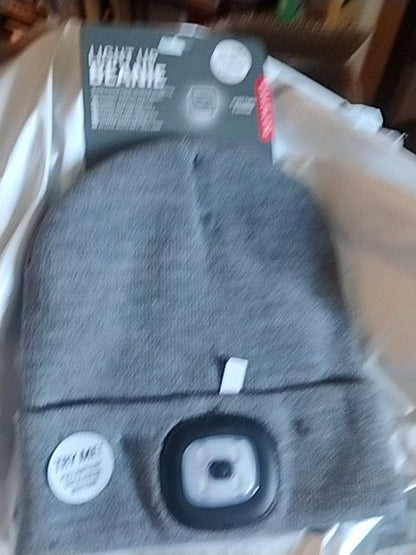 Gray Kikkerland From Kohl's Light Up Beanie, One Size Fits Most