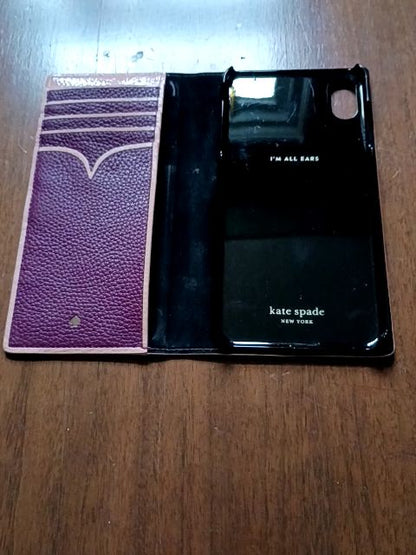 Kate Spade maroon phone case