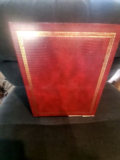 Burgandy Album World Stamp Album, 10" × 11"