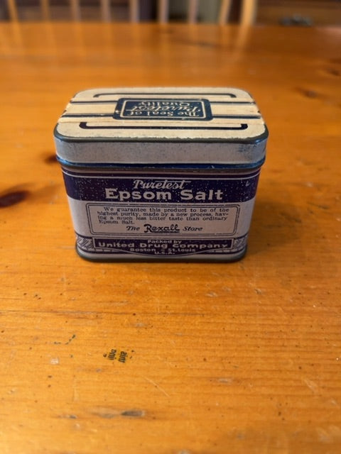 Vintage Epsom Salt Tin