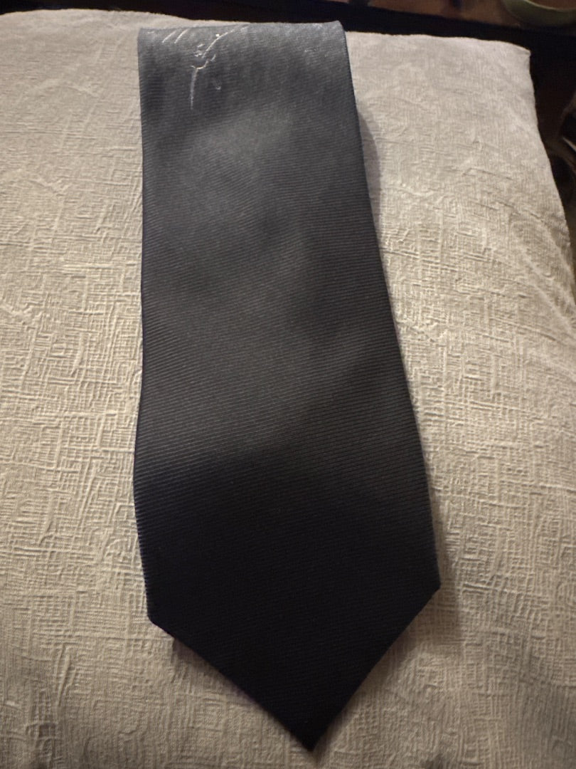Pierre Pacha Black Silk Tie