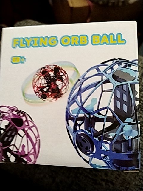 Purple (Blue & White Box UranHub Flying Orb Ball