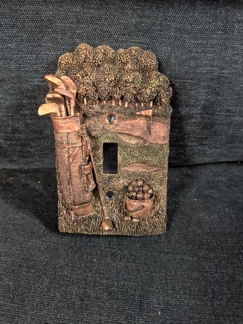 Golf light switch cover