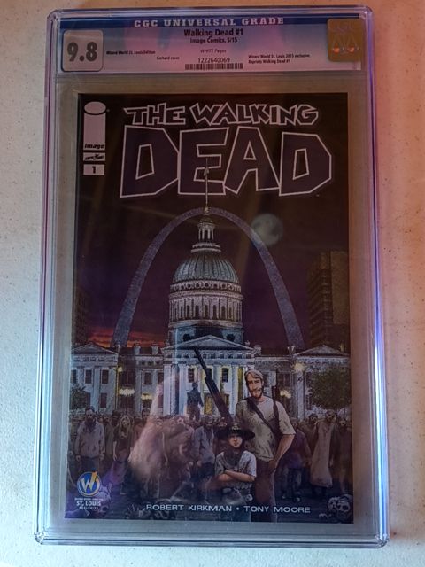 Walking Dead number 1 9.8