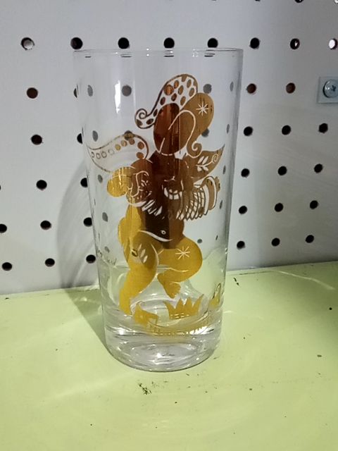 Gold Georges Briard High spirits glass, Small