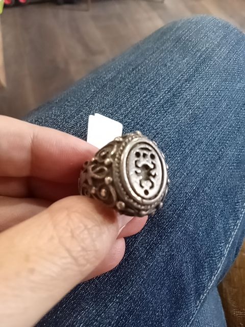Sterling silver  Sterling silver men's ring antique, 8.5