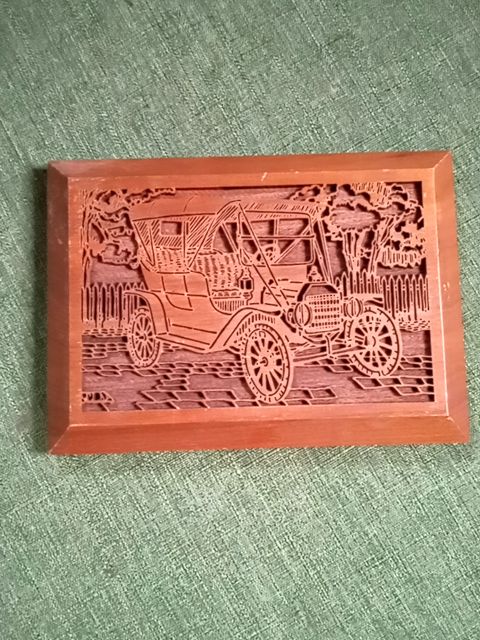 Brown Lasercraft Model T Plaque