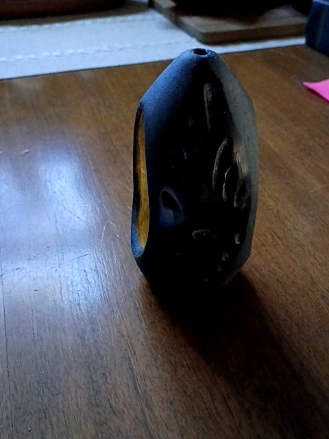 Oaxaca Hand Crafted Oaxaca Sculpture/ tea light 3.5" x 5.5"