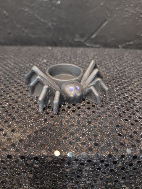 Spider w/ Purple Eyes Votive/ Trinkets Holder