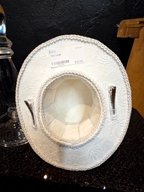 White Large Hat