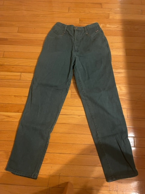 Vintage green Rockies western jeans, M
