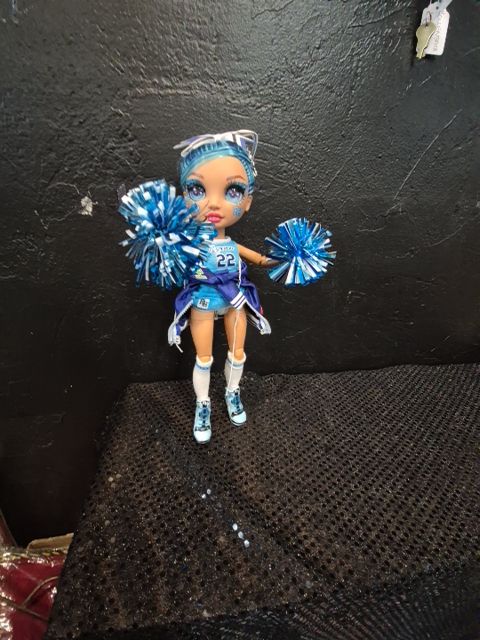 MGA Cheerleader Doll, Rainbow High Skylar #22, 11"
