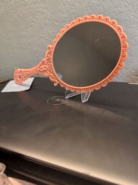 Pink hand Mirror