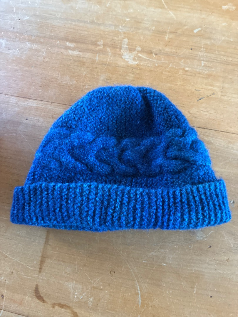 Hand-knitted New Zealand wool hat