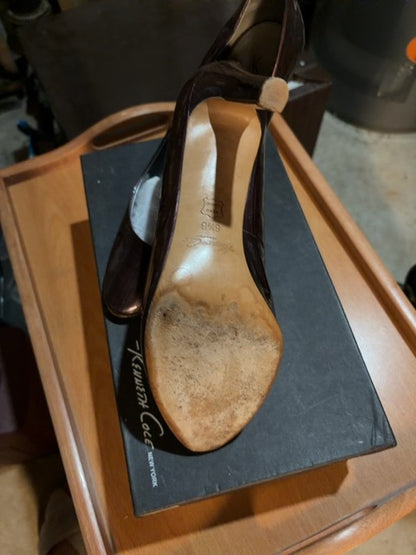 Kenneth Cole purple high heels