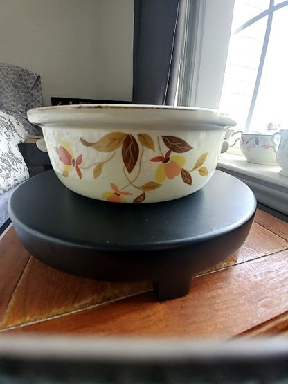 Autumn leaf Halls superior china 8.5 in casserole dish/ no lid