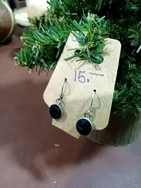 Sterling silver dangle earrings