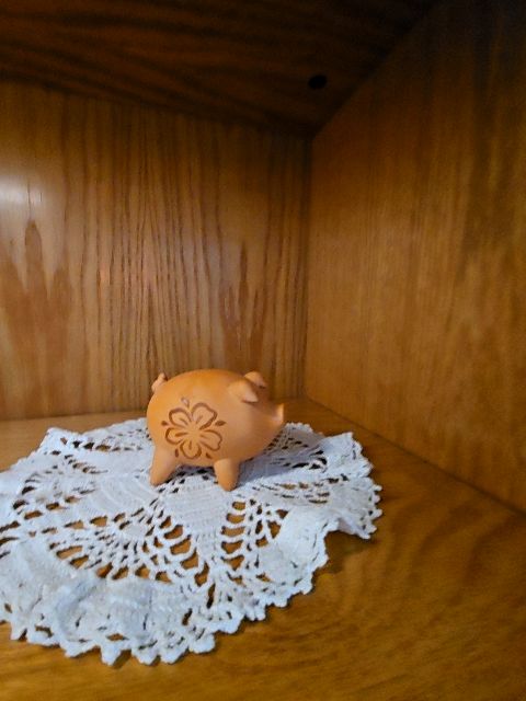 Home Decor clay pig