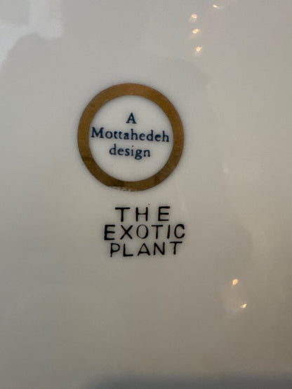 Mottahedeh “The Exotic Plant” Plate