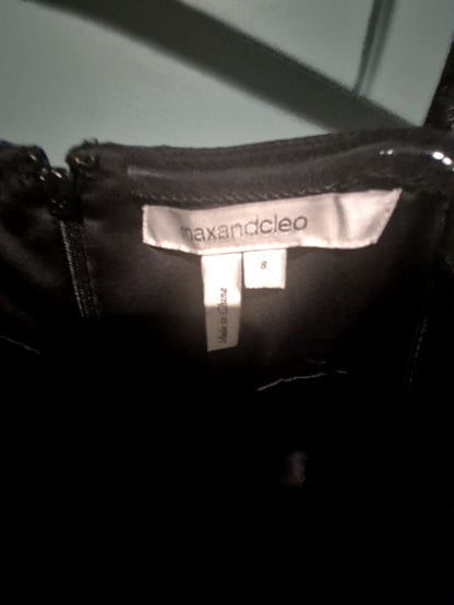 Black, Blue, & Silver Maxandcleo Dress, 8