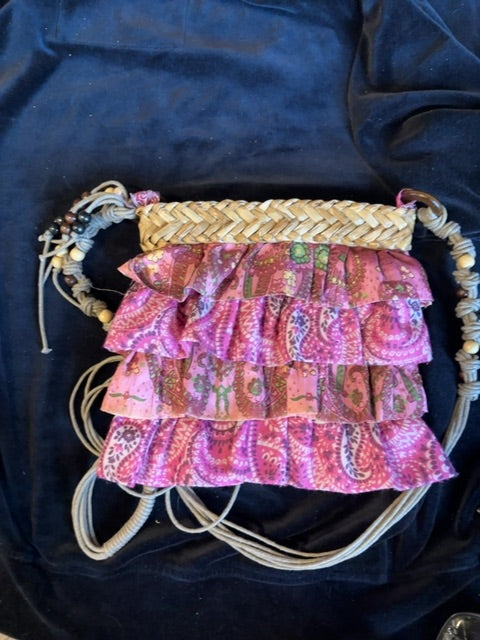 Pink Sun and Sand Hand Bag/Wallet