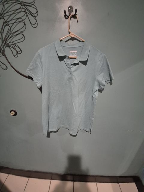 Teal  Polo Shirt, L