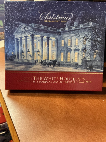 Blue silver gold The white house 2004 Ornament