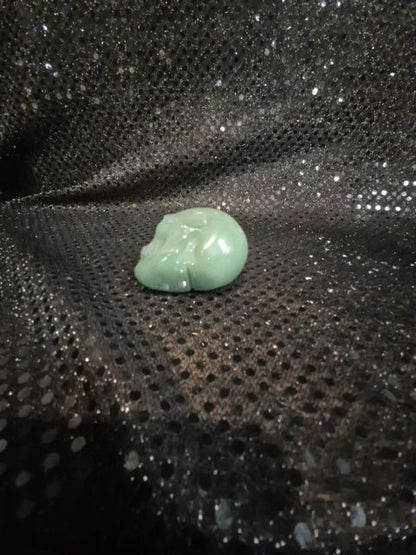 Green  Adventurine Skull Sculputre, 1.5"