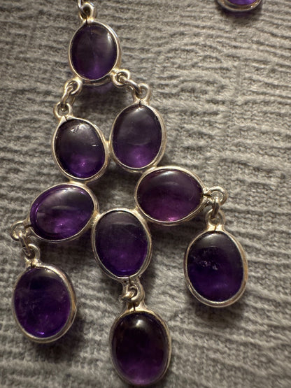 Amethyst earrings