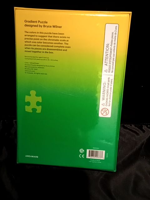 Areaware gradient puzzles