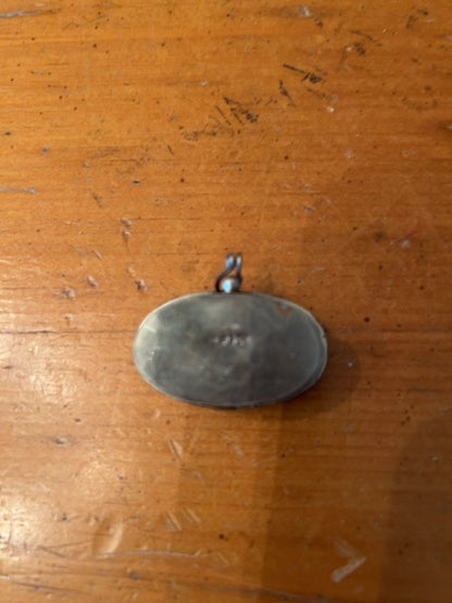 Vintage abalone pillbox