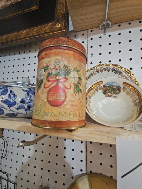 Christmas tins
