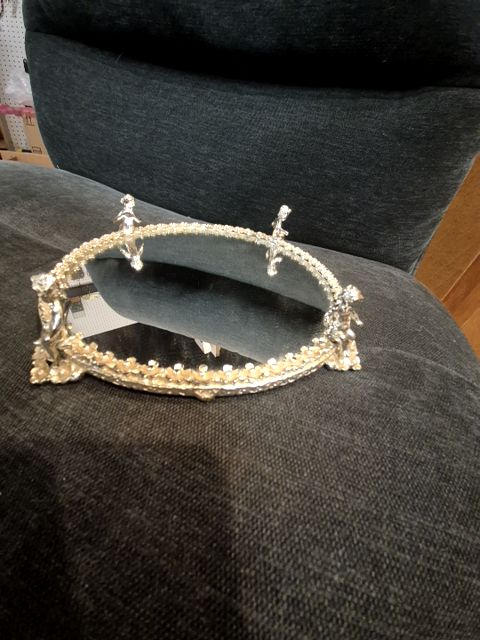 Vintage Sam Fink Vanity Tray Mirror