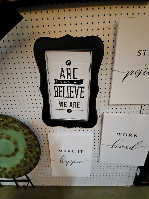 We are wall hanging JG Repurposed, 18.5x13 in