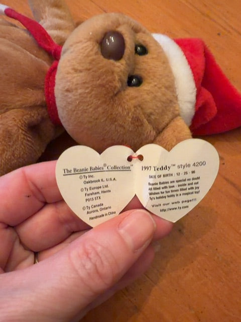 Beanie baby 1997 Teddy. With tag.