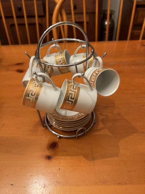 Alpine Cuisine Fine Porcelain Espresso Set